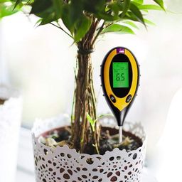 Digital 4 in1 Hydroponic Soil Tester Moisture pH Tester with Sensor Prob for Agriculture Garden Water ph Soil Tester Meter for Gardening Plants Farming, LCD Display Check Sunlight Temperature, image 5