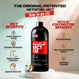 Neulife Ketofuel Pure MCT Oil – Natural Source of Energy and Focus | Traceable Coconut Source for a Balanced Lifestyle, Ideal for Daily Wellness, Keto, and Low-Carb Routines – 500ml Unflavored image 2