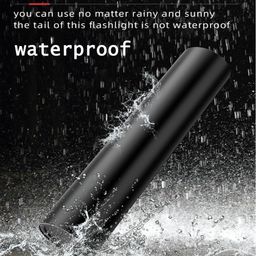 Care 4 Metal MINI Torch USB Charging with Zoom Function Torch (Black, 8 cm, Rechargeable) image 3