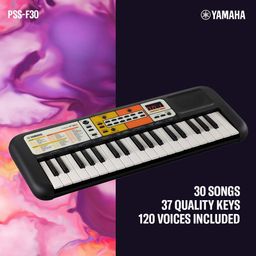 Yamaha PSS-F30 Portable Mini 37-Key Keyboard With Promotional Value Pack Includes Bag, Drawing Book, Wax Crayons (Battery and USB powered) image 4