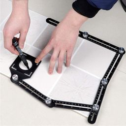 CATSON Six-Sided Aluminum Alloy Angle Measuring Tool/Universal Opening Locator/Universal Angularizer Ruler/Multi Function Template Tool image 4