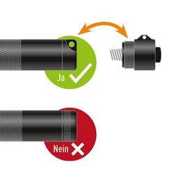 LiteXpress Push Button Black Tail Cap Switch for Mini Maglite AA image 4