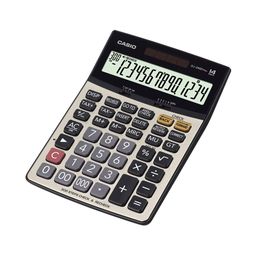 Casio DJ-240D Plus 300 Steps Check and Correct Premium Desktop Calculator with Metallic faceplate & Bigger Screen/Keys (14 Digit) image 1