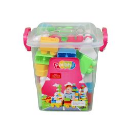 Faibhi _Building Blocks Set with Storage Container. Fun DIY Toy for Kids |Educational & Creative Learning Toy | Puzzle Assembly Shapes | Durable, Multicolored. (Mega Block, 90, pcs) image 2