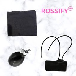 ROSSIFY BP Monitor Complete Cuff with Bladder, Bulb & Air Valve – Universal Fit for Aneroid & Mercury Sphygmomanometers – Medical Grade Replacement Accessory image 3