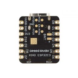 Seeed Studio XIAO ESP32C3 - Tiny MCU Board with Wi-Fi and BLE for IoT Controlling Scenarios. Microcontroller with Battery Charge, Power Efficient, and Rich Interface for Tiny Machine Learning. image 2