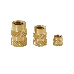 3DINNOVATIONS Brass Nuts Inserts Embedment Nut M3 M4 M5 Thread Brass Knurled Nuts Threaded Heat Set for 3D Printed Parts Moulded Parts 3D Printer and More Projects (10pcs Each-Set of 30pcs) image 1
