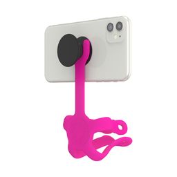 PopSockets Flexible Phone Mount & Stand, Tripod, Universal Device Mount - Flex-Pinky image 3