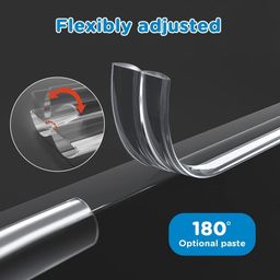 Zeccorp 1-Meter Silicone Edge Protector Strip, Baby Proofing Edge & Corner Guard, Child Safety Cushion for Furniture, Desks, Sharp Corners – Soft & Durable for Kids(1 Meter) image 5
