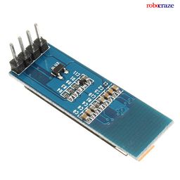 Robocraze 0.91 inch Blue OLED Display Module with I2C/IIC Serial Interface for boards compatible with Arduino image 2