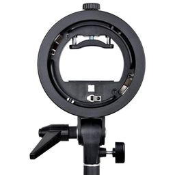 Simpex S-90 BRACKET S-Type Elinchrom S Mount Holder for Speedlite Flash Snoot Softbox Camera Flash Holder Flash Bracket Holder Mount image 1