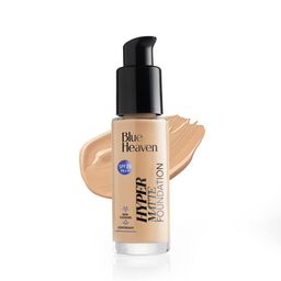 Blue Heaven Hyper Matte Foundation for Face Makeup with SPF 25 PA++, Matte Finish, Light Weight Formula, Medium Coverage for All types of Skin, Cream 103-Natural Sand, 30ml image 1