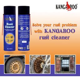 kangaroo Kangaroo® Car Care Kit Include (Car Polish, Dashboard Polish, Scratch Remover, 200 ML Each and Multipurpose Rust Cleaner Spray image 5