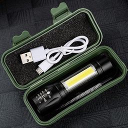 Aizdihar Rechargeable Warranty 1 Year Small Sun Across 78 Countries International Standard zoomable Long Range Flashlight Premium Torch Aluminium (Small Torch),LED, High lumens image 5