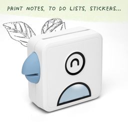 Poooliprint L1 Inkless Pocket Printer - Poooli Mini Portable Bluetooth Phone Thermal Printer for iOS + Android, Printing Photos, Labels, Notes, Lists for Journal, Blue image 4