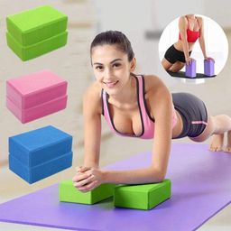myzon PAVITR Shop High Density EVA Foam Bricks Yoga Foam Exercise Block Improve Strength and Aid Balance and Flexibility - Set of 2 image 1
