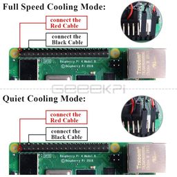 geeekpi Raspberry Pi 4 Cluster Case, Raspberry Pi 4 Case with Cooling Fan and Raspberry Pi 4 Heatsink, 4 Layers Acrylic Case Pi Rack Case Stackable Case for Raspberry Pi 3B+, Raspberry Pi 3/2 Model B image 3