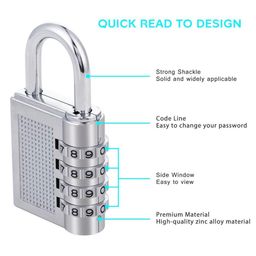tiny deal Tiny Cute 4-Digit Safe PIN Hand Bag Shaped Combination Padlock Lock (Color May Vary) image 3