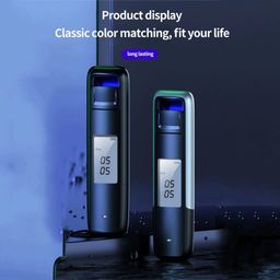 Alcohol Checker Compact Breathalyzer - Professional Grade Accuracy Portable Breath Testers, USB Rechargeable Tester with Digital LED Screen & Sound Alarms Handheld & Compact Lightweight Smart Device image 4
