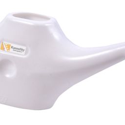 2 UNITS- Export Quality Neti Pot (Size: 150 ML) & 2 Units - Rubber Sutra Neti image 2