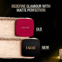 LAKMÉ Forever Matte Compact, Smooth Finish For Normal Skin , Lasts For 12 Hrs, Even Toned Look, Shell, 9G, Black image 3
