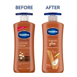 Vaseline Intensive Care Cocoa Glow Body Lotion, 24 hr nourishing lotion with 100% Cocoa And Shea Butter, Restores Glow, 400 ml image 4