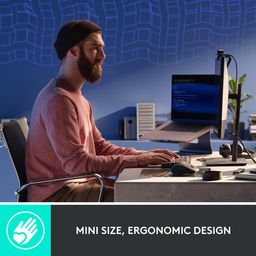 Logitech MX Mechanical Mini Wireless Illuminated Keyboard with Free Adobe Subscription, Linear Switches, Backlit, Bluetooth, USB-C image 3