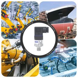 Industrial Pressure Transmitter (Range: 0 to 6 bar, connection Size: 1/4 BSP) for Process Control & Automation, Hydraulics & Pneumatics, Pumps & Compressors | Model: WIKA A-10 image 2