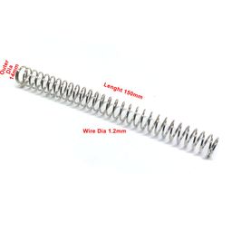 mmtool products MMTool PRODUCTS® Compression Spring 14mm Outer Diameter And 150mm Length, 4mm pitch, 1.2mm Wire Compression Spring (PACK OF 2) image 2