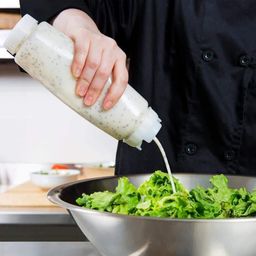 Urban Platter FIFO Food Grade Leak Proof LDPE Sauce Squeeze Bottle, 450ml image 4