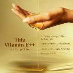 Richfeel Vitamin E Oil | Blend of Almond, Wheatgerm, Walnut & Carrot Oils | Physician Formulated | Antioxidant | Fight Dullness, Damage & Ageing of Skin | Anti-Stretch Marks and Scars | 80 ML image 4