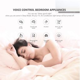 B Bestcon RM4C Mini Universal IR Blaster WiFi Infrared Remote Control Compatible with Alexa Google Home for A/C Broad-Link APP (2 Pack) image 3