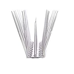 PlastKart (Pack of 80) Spikes for Bird & Pigeon with (Double Sided Tape), Bird Spikes, Pigeon Control Spikes, Pest Control Pigeon Problem Solutions Plastic image 1