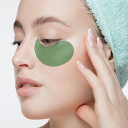 muphin trading company Under Eye Patches with Green Tea & Collagen for Puffy Eyes, Hydrogel under eye patches with instant cooling serum - 30 Pairs (60 Pieces) image 5