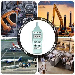 Digital Sound Level Meter (Range: 30 to 130 dB) for Auditoriums, Vehicle Noise Testing, Theatres, Schools Along With Factory Calibration Certificate Model: SL-4030 image 5