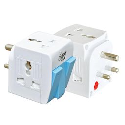hi plasst pins n plugs Hi-Plasst 3-Pin Multi Plug Socket with Individual Switch | Universal Travel Adapter for 2-Pin & 3-Pin Devices | 5A-250V Wall Charger with Safety Shutter, Fuse & Indicator | Pack of 1 image 1