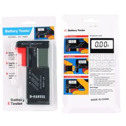 D-FantiX Digital Battery Tester for AAA AA C D 9V 1.5V, Household Battery Checker Tester for Small Batteries Button Cell (Model: BT-168D) image 4