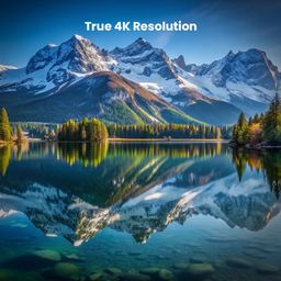 BenQ X500i 4K Smart 4LED Short Throw Smart Home Cinema Projector,2200 ANSI Lumens,Excellent Colors 95% Rec709,Upto 200Inch Screen Size,16MS Low Input Lag,10W Speakers,Android TV,2D Keystone,HDMI image 4