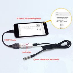 excluzo Set of 2 USB Thermometer Temperature Sensor Data Logger Recorder for PC Laptop White image 3