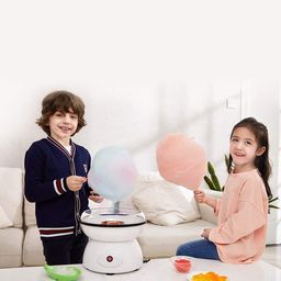 Codally Electric Cotton Candy Maker Machine – DIY Sugar Floss Maker with Splash Guard, Spoon & Bamboo Sticks – Fun Snack Maker for Kids, Parties & Festivals – Easy to Use at Home image 5