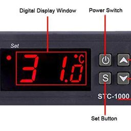 xcluma STC-1000 12V LCD Digital Thermostat Temperature Control dual Relay HOT and COLD image 5