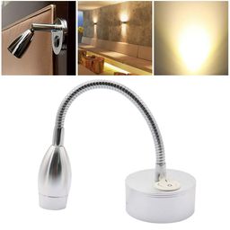 ubersweet Imported Reading Light 12V Led Reading Light 140LM RV Bedside Dual Mode Lamp T Control 360° Rotatable Head Flexible Hose for Studying Reading Wor Camping_152263 image 4