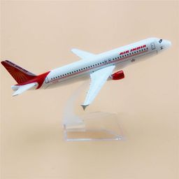 eS³kube Metal Diecast Aeroplane Scale Model, Size -16 cm -1pc - for Display ONLY (Air India),ALL,multicolor image 1