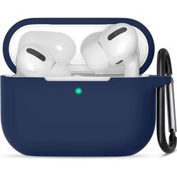 Sounce Airpods Pro 2nd Generation Case Cover 2022, Soft Silicone Skin Cover Shock-Absorbing Protective Case with Keychain for New Apple Airpods Pro Case [Front LED Visible] (Blue) image 1