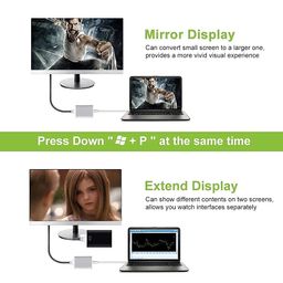 sairetail.com USB 3.0 to HDMI Adapter,1080P HD Audio Video Converter USB to HDMI Adapter with Audio Output Multiple Monitors Compatible with Windows XP 7/8/8.1/10 for PC Laptop Projector HDTV image 4