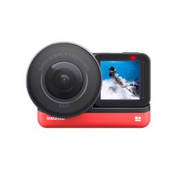 insta360 ONE R 1-Inch Adaptive Action Optical Zoom 5.3K 30fps 4K 60fps Wide Angle Lens Stabilization 19MP IPX8 Waterproof Voice Control Reversible Touch Display, Red image 1