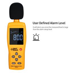 BAZPUR MART® AS834+ Digital Sound Level Meter Digital Noisemeter LCD Sound Level Meter 30-130dB Noise Volume Measuring Instrument Decibel Monitoring Tester'$ image 4