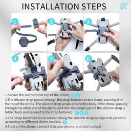 getzget GetZget® Universal Anti Lost Alarm Compatible with DJI Flip, Neo, Avata 2, Air 3s, Air 2s, Mavic 3, Spark, 2 pro,Mini 2/ 3/ 4 Pro GPS Tracker(Only for i-Phone User) image 5