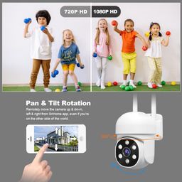 Maizic Smarthome Ultracam 5MP 36IRS UHD Wi-Fi Outdoor CCTV Camera for Home with Color Night Vision, Motion Tracking, Two Way Talk and Multi Users View, 2 Years Warranty (S- 4 MP Ultracam Fox) image 4