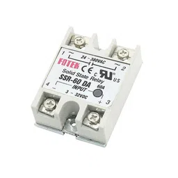 DC To AC SSR-60DA Solid State Relay Module 3-32 VDC /24-380VAC 60A image 1